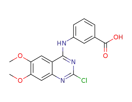 4-(3-carboxyanilino)-2-chloro-6,7-dimethoxyquinazo line