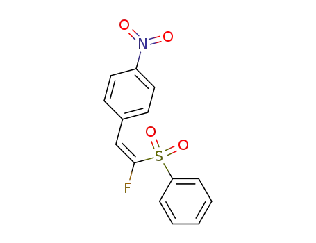 1-((Z)-2-Benzenesulfonyl-2-fluoro-vinyl)-4-nitro-benzene