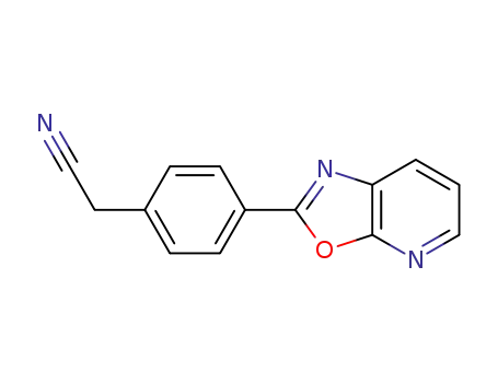 2-(4-cyanomethylphenyl)oxazolo[5,4-b]pyridine