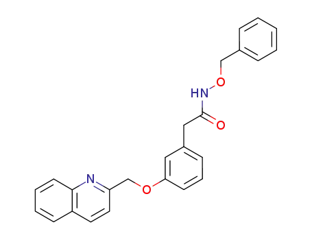 N-Benzyloxy-2-[3-(quinolin-2-ylmethoxy)-phenyl]-acetamide