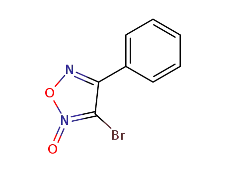 1,2,5-Oxadiazole, 3-bromo-4-phenyl-, 2-oxide