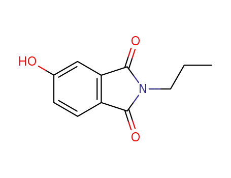 Molecular Structure of 3913-46-0 (5-hydroxy-2-(1-propyl)isoindole-1,3-dione)