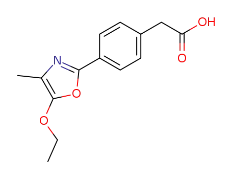 Benzeneacetic acid, 4-(5-ethoxy-4-methyl-2-oxazolyl)-