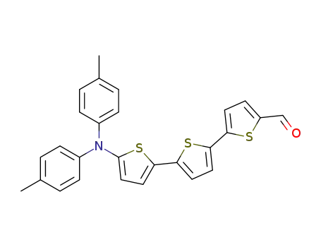 5-(N,N-di-p-tolylamino)-2,5'-bithiophene-2',5-bithiophene-2-carboxaldehyde