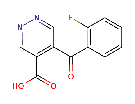 4-Pyridazinecarboxylic acid, 5-(2-fluorobenzoyl)-