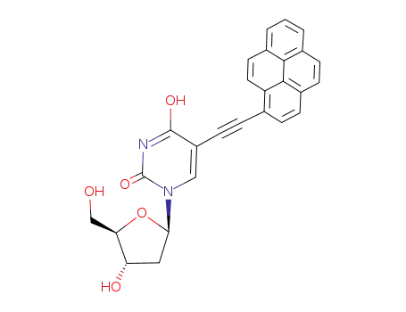Uridine, 2'-deoxy-5-(1-pyrenylethynyl)-