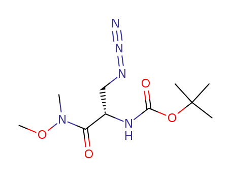 Carbamic acid,
[(1S)-1-(azidomethyl)-2-(methoxymethylamino)-2-oxoethyl]-,
1,1-dimethylethyl ester