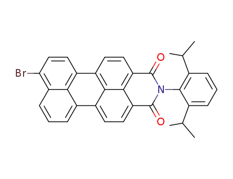 N-(2,6-diisopropylphen-yl)-9-bromo-perylene-3,4-dicarboximide