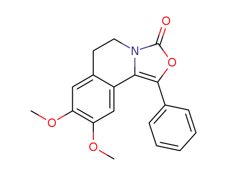3H-Oxazolo[4,3-a]isoquinolin-3-one,  5,6-dihydro-8,9-dimethoxy-1-phenyl-