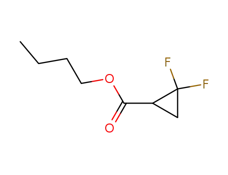 Molecular Structure of 260352-79-2 (N-BUTYL 2,2-DIFLUOROCYCLOPROPANECARBOXYLATE)