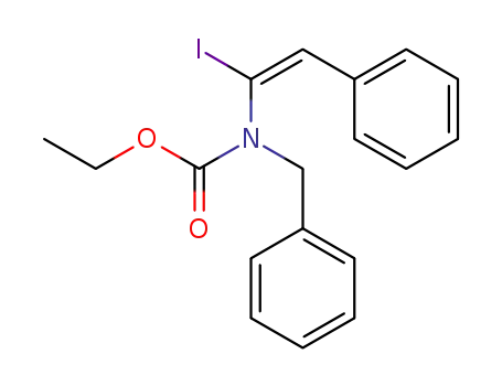 (E)-ethyl benzyl(1-iodo-2-phenylvinyl)carbamate