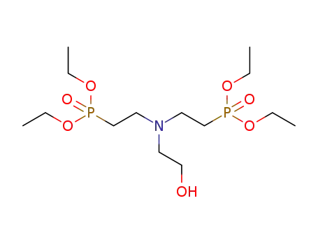 Molecular Structure of 1332338-67-6 (tetraethyl 2,2'-(2-hydroxyethylazanediyl)bis(ethane-2,1-diyl)diphosphonate)