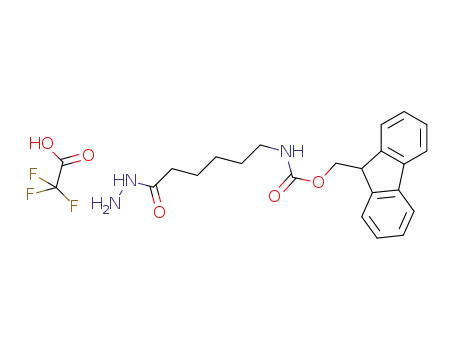 N-amino-6-[(fluoren-9-ylmethoxy)carbonylamino]hexanamide trifluoroacetic acid salt