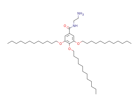 Molecular Structure of 912275-84-4 (N-(2-aminoethyl)-3,4,5-tris(dodecyloxy)benzamide)