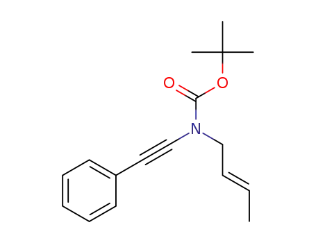 (E)-N-(but-2-en-1-yl)-N-tert-butoxycarbonyl-phenylethynylamine