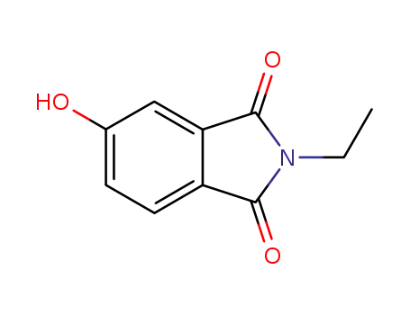 Molecular Structure of 3913-45-9 (2-ethyl-5-hydroxy-isoindoline-1,3-dione)