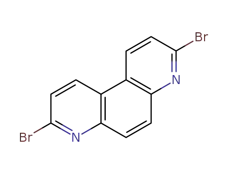 Molecular Structure of 199867-78-2 (4,7-Phenanthroline, 3,8-dibromo-)