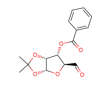 3-O-benzoyl-1,2-isopropylidene-α-D-ribo-pentodialdo-1,4-furanose
