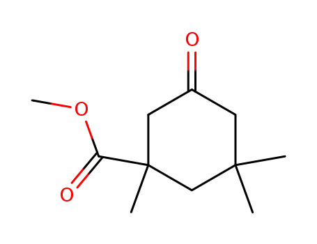 Molecular Structure of 93257-33-1 (3-methoxycarbonyl-3,5,5-trimethylcyclohexanone)
