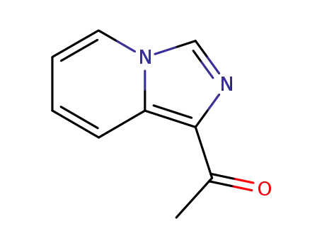 Molecular Structure of 173344-98-4 (Ethanone, 1-imidazo[1,5-a]pyridin-1-yl- (9CI))
