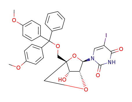 (1R,3R,4R,7S)-1-(4,4'-dimethoxytrityloxymethyl)-7-hydroxy-3-(5-iodoracil-1-yl)-2,5-dioxabicyclo[2.2.1]heptane