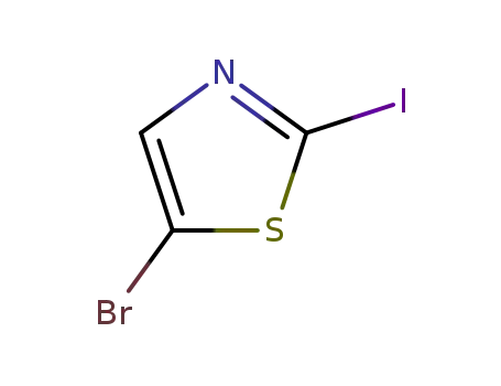 Molecular Structure of 108306-64-5 (5-Bromo-2-iodothiazole)