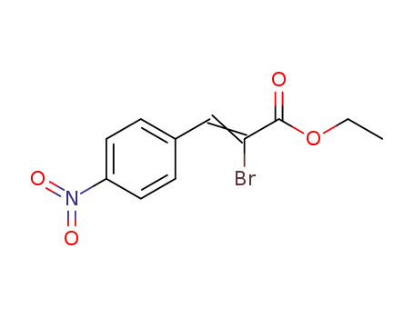 ethyl (Z)-2-bromo-3-(4-nitrophenyl)prop-2-enoate