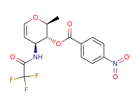 2,3,6-tridesoxy-4-O-p-nitrobenzoyl-3-(trifluoroacetamido)-L-arabino-hex-1-enitol