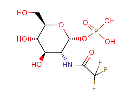 Phosphoric acid mono-[(2R,3R,4R,5S,6R)-4,5-dihydroxy-6-hydroxymethyl-3-(2,2,2-trifluoro-acetylamino)-tetrahydro-pyran-2-yl] ester