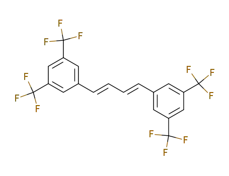 Benzene,
1,1'-(1E,3E)-1,3-butadiene-1,4-diylbis[3,5-bis(trifluoromethyl)-
