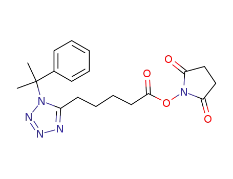 2,5-Pyrrolidinedione,
1-[[5-[1-(1-methyl-1-phenylethyl)-1H-tetrazol-5-yl]-1-oxopentyl]oxy]-