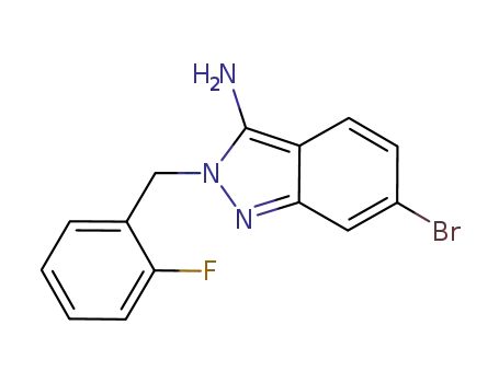 6-bromo-2-(2-fluorobenzyl)-2H-indazol-3-amine