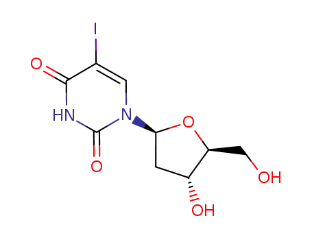 Molecular Structure of 162239-35-2 (idoxuridine)