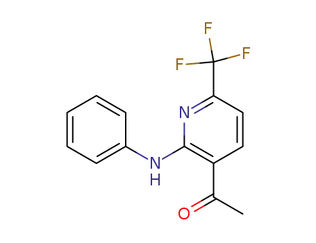 1-(2-Phenylamino-6-trifluoromethyl-pyridin-3-yl)-ethanone