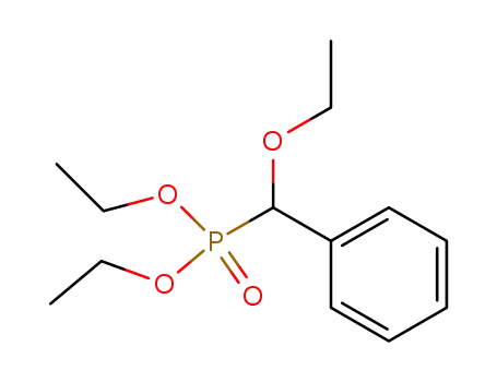 Molecular Structure of 13676-09-0 (Phosphonic acid, (ethoxyphenylmethyl)-, diethyl ester)