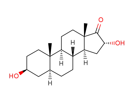 Molecular Structure of 66791-83-1 ((3R,5S,8R,9S,10S,13S,14S,16S)-3,16-dihydroxy-10,13-dimethyl-1,2,3,4,5,6,7,8,9,11,12,14,15,16-tetradecahydrocyclopenta[a]phenanthren-17-one)