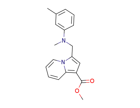 methyl 3-((methyl(m-tolyl)amino)methyl)indolizine-1-carboxylate