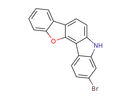 Molecular Structure of 1373227-29-2 (3-bromo-5H-benzofuro[3,2-c]carbazole)