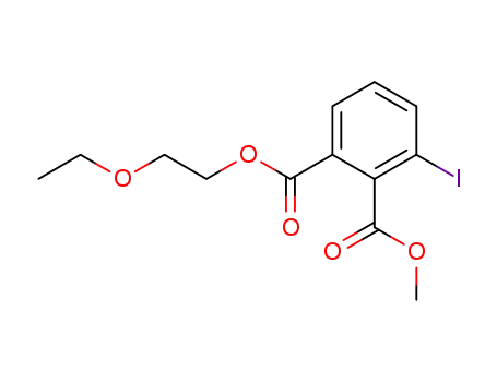 Molecular Structure of 4841-94-5 (3-Jod-2-methoxycarbonyl-benzoesaeure-(2-aethoxy-aethylester))