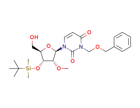 N<SUP>3</SUP>-benzyloxymethyl-2'-O-methyl-3'-O-tert-butyldimethylsilyluridine