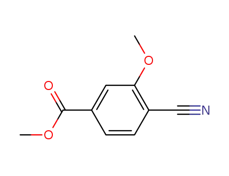 Molecular Structure of 210037-76-6 (methyl 4-cyano-3-methoxybenzoate)