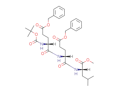(S)-2-[(R)-4-Benzyloxycarbonyl-2-((R)-4-benzyloxycarbonyl-2-tert-butoxycarbonylamino-butyrylamino)-butyrylamino]-4-methyl-pentanoic acid methyl ester