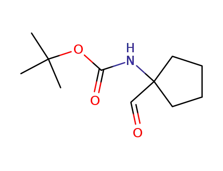 Molecular Structure of 168539-99-9 (N-(TERT-BUTOXYCARBONYL)-1-AMINO-1-CYCLOPENTANECARBOXALDEHYDE)