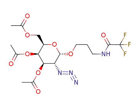 3-trifluoroacetamidopropyl 3,4,6-tri-O-acetyl-2-azido-2-deoxy-α-D-galactopyranoside