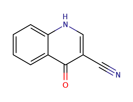Molecular Structure of 71083-59-5 (3-Quinolinecarbonitrile, 1,4-dihydro-4-oxo-)