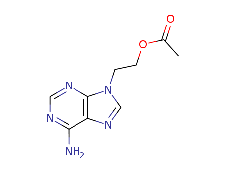 9H-Purine-9-ethanol, 6-amino-, acetate (ester)