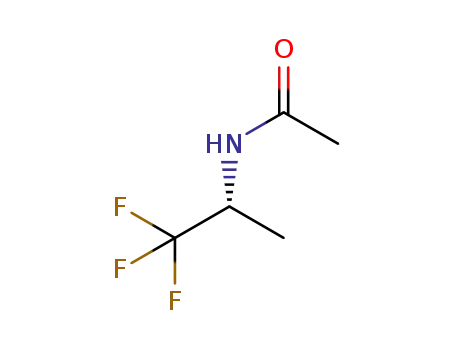 Molecular Structure of 1589570-32-0 ((R)-N-(1,1,1-trifluoropropan-2-yl)acetamide)
