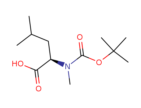 (R)-2-((tert-Butoxycarbonyl)(methyl)amino)-4-methylpentanoic acid