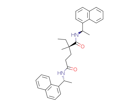 (S)-2-Ethyl-2-methyl-pentanedioic acid bis-[((R)-1-naphthalen-1-yl-ethyl)-amide]