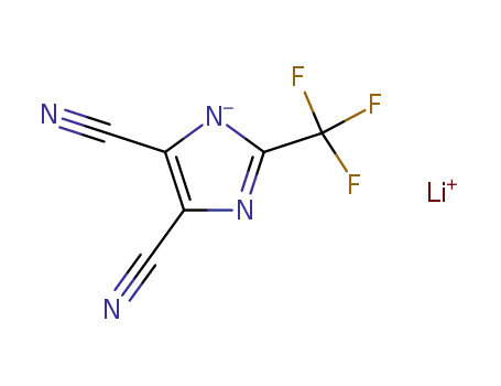 Molecular Structure of 761441-54-7 (2-trifluoromethyl-4,5-dicyanoimidazole lithium salt)